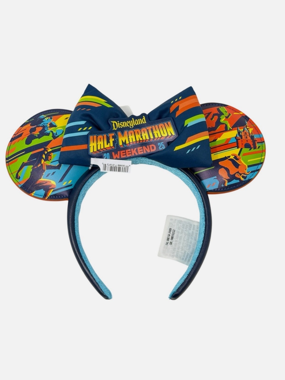 Disneyland Half Marathon Weekend Blue Multicolor Ear Headband